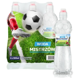 Woda Mistrzów od Baby Zdrój n/gaz, butelka PET poj. 0,5l z zamknięciem sport cap
