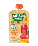 MUSIAK MusBIO jabłko+mango+ryż, bez dodatku cukru, 100 g